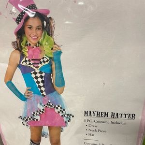 Girls Mad Hatter Costume 12-14